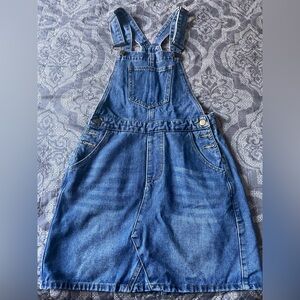 SHEIN Blue Denim Overall Dress